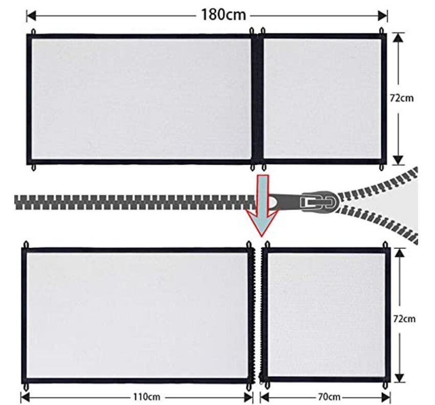 Barrière portable pour animaux de compagnie