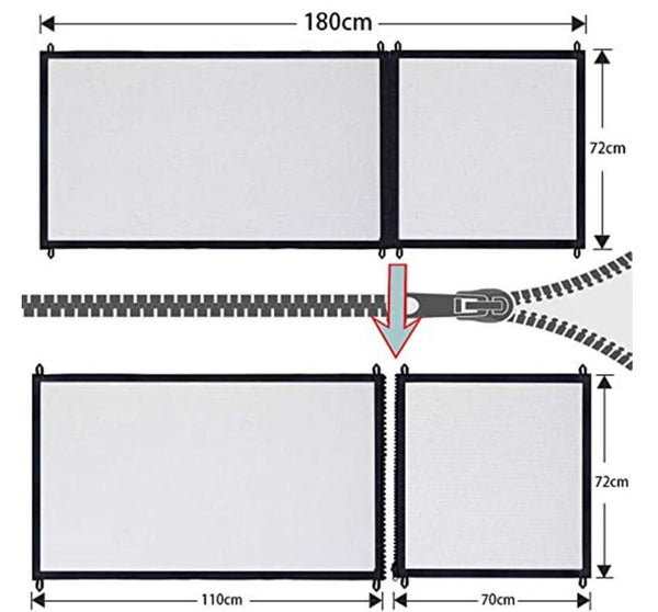 Barrière portable pour animaux de compagnie