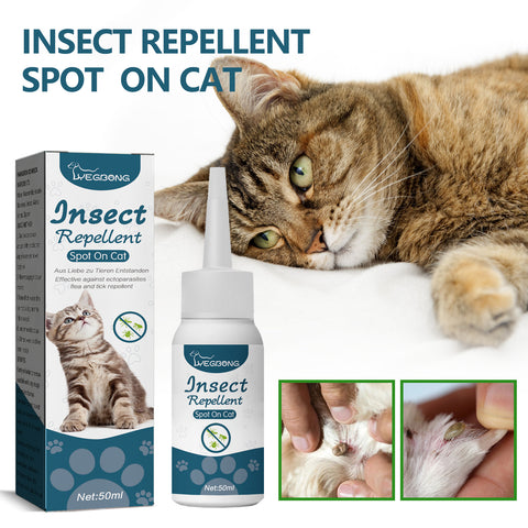 Produit anti-puces et tiques pour chiens ou chats