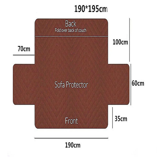 Housse protectrice imprerméable de divan pour chien et chat ou animaux