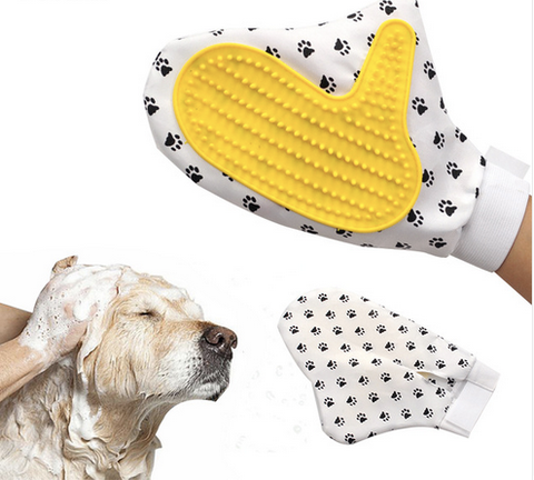 Gant brosse de nettoyage pour chien et chat